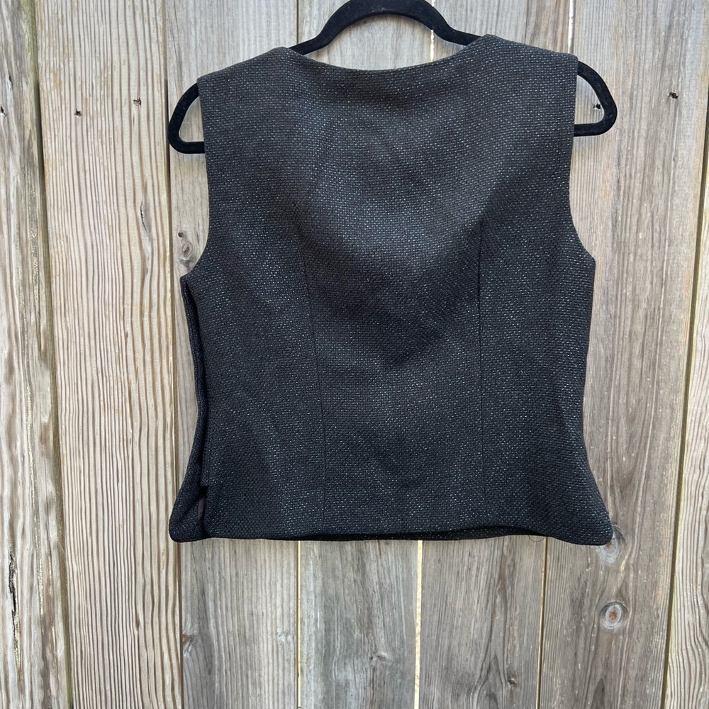 LINDA ALLRED ELLEN TRACY Wool Shell Top Women’s 8 - Picture 8 of 11